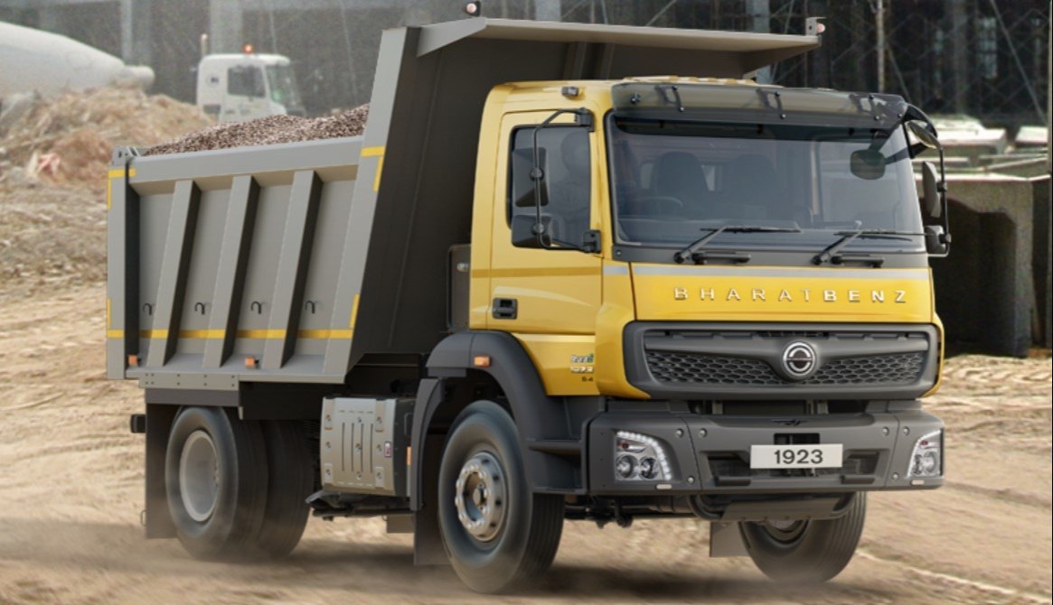 BharatBenz 1923C Tipper GPS Tracking: 6-Wheeler Dumper Telematics & Remote Starter Immobilizer
