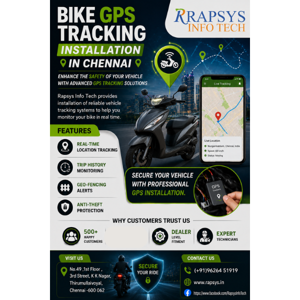  Enhancing Security  for Honda Motorcycle and Scooter India by using Rapsys GPS TRACKER